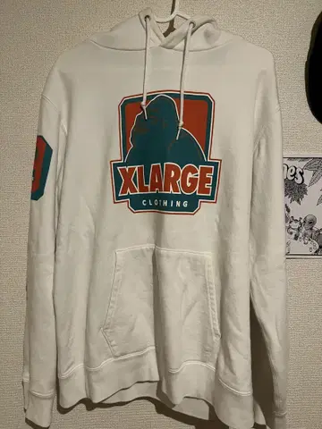XLARGE 화이트 후드티 91