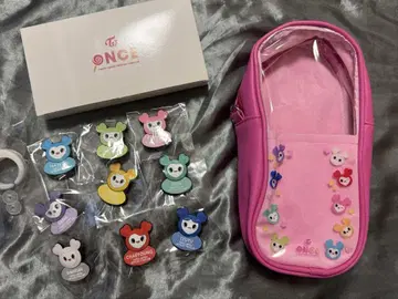 TWICE 응원봉 케이스 & 데코레이션 반지 세트 ONCE 계속 혜택
