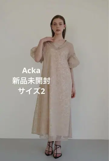 Acka 쉬어 루즈 원피스