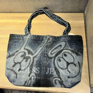GUESS JEANS 데님 토트백 게스 데님 토트백