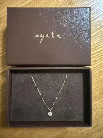 agete 골드 목걸이