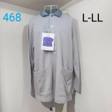 시로야이치간 긴팔 자켓 그레이 L-LL 사이즈 468 아우터