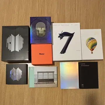 BTS 앨범 CD DVD 묶음 판매 세트