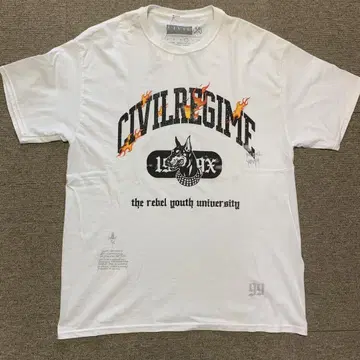CIVIL REGIME 시빌 레짐 [미사용 새상품] 티셔츠 XL 화이트