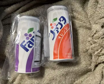 판타 레트로 캔 파우치 그레이프 오렌지 세트