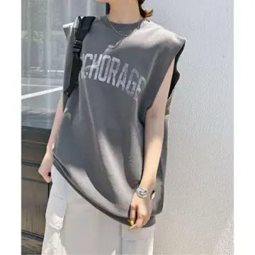 Vintage style 슬리브리스 맨투맨 스픽 앤 스팬