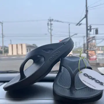 OOFOS Ooriginal Unisex 블랙 M9/W11