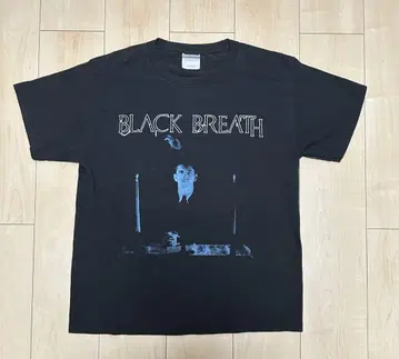 BLACK BREATH 밴딩 티셔츠