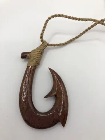 하와이 한정판 하와이안 주얼리 피쉬 후크 목걸이 LL 사이즈