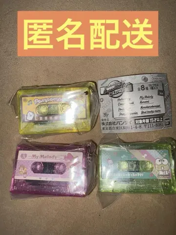 미개봉 새상품 산리오 카세트 테이프 참 푸딩 케로피 마이멜로디