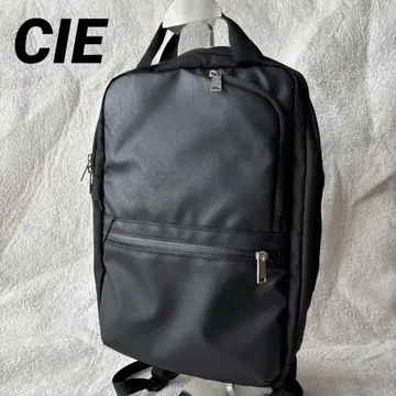 CIE 시 비즈니스 백팩 블랙 나일론 PVC 심플 가방