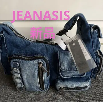 JEANASIS 멀티 포켓 데님 원숄더 (새상품)