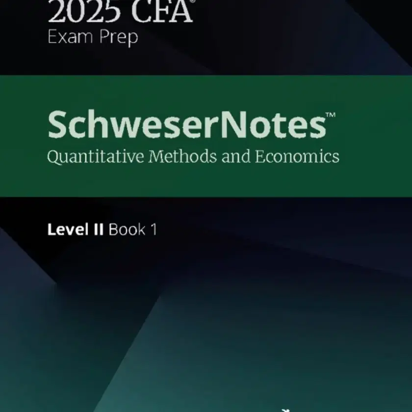 2025 CFA Level 2 Schweser Notes PDF | Bunjang Global