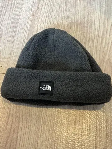 THE NORTH FACE 플리스 니트 모자 S/M 다크 그레이