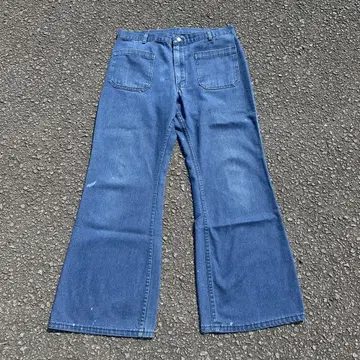 70년대 U.S.NAVY 세일러 팬츠 말아 올린 빵 navdungaree