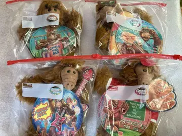 ALF 알프 버거 킹 봉제 인형 4종 풀 컴프 Burger