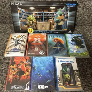 Happy 복권 PIXAR G상 캔버스 보드 H상 엽서 7장