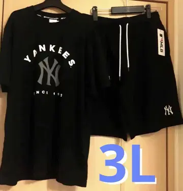 새상품 MLB 뉴욕 양키스 상하의 세트 티셔츠 팬츠 3L