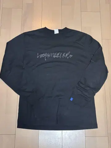 LOOPWHEELER 긴팔 블랙 mogno6 우치다 요이치로