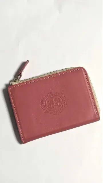 디즈니랜드 클럽 33 코인 케이스 IC 카드 케이스 천연 가죽 오렌지
