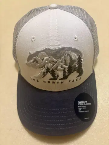 미국 한정판 THE NORTH FACE 메쉬 캡 화이트