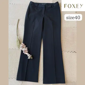 FOXEYNEWYORK 미 실루엣 슬랙스 팬츠 오피스 L