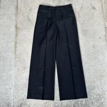ballsey wide straight slacks black 일본제