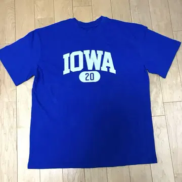 Iowa 20 프린트 티셔츠 파랑