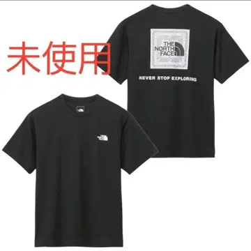 THE NORTH FACE 반다나 스퀘어 로고 티셔츠 M 블랙