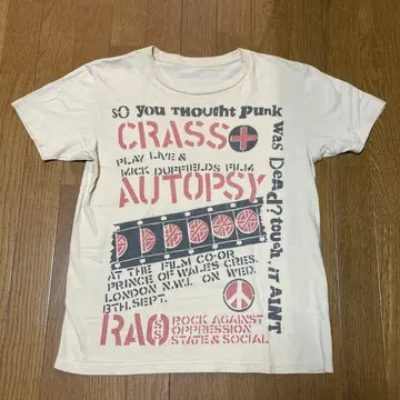 CRASS 티셔츠 crust punk discharge