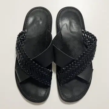 새상품급 남성용 가죽 샌들 (27-27.5cm)