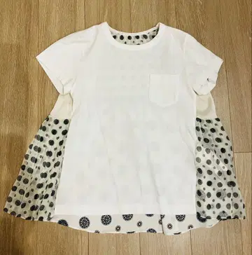 사카이 사카이 절개 탑 화이트