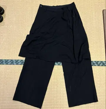 자라 블랙 랩 팬츠 EUR 38