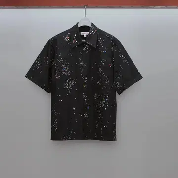 MASU 갤럭시 쇼트 슬리브 셔츠(블랙)