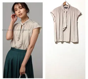 새상품급 언타이틀 세탁 가능 보타이 블라우스 2 M
