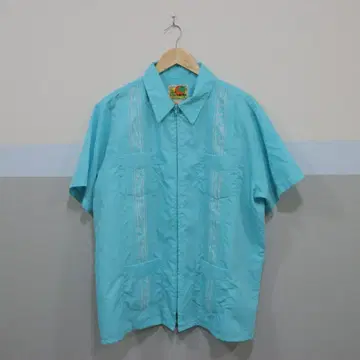 GUAYABERA 쿠바 셔츠 라이트 블루