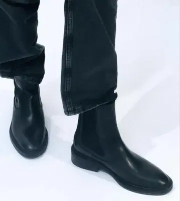 ZWM ANKLE BOOT 사이드 고어 부츠 37 블랙 블랙