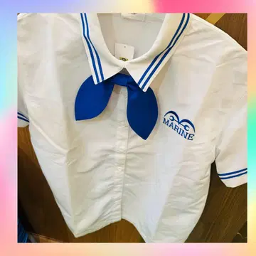 유니버셜 USJ 원피스 해군 셔츠 L