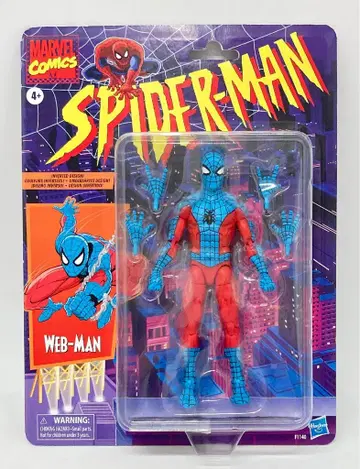 HASBRO (VINTAGE RETRO) 스파이더맨 웹맨 6인치