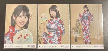 노기자카46 브로마이드 마스다 미토네 2025 유카타 3종 컴프