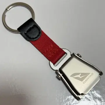 QANTAS 콴타스 항공 시트 벨트 버클 키링 새상품