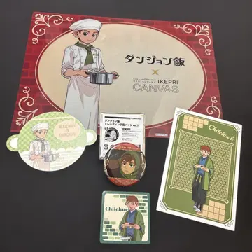 던전밥 척 캔뱃지 IKEPRI POP UP SHOP 세트
