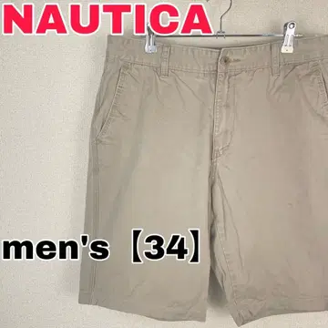 Z304 [NAUTICA] 숏 팬츠 [남성용 34] 라이트 베이지