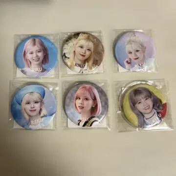 NiziU 리쿠 캔뱃지 6개 세트 [낱개 판매 가능]