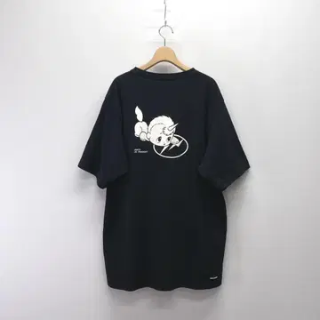uniform experiment 유니코 티셔츠 사이즈 4 블랙 반팔