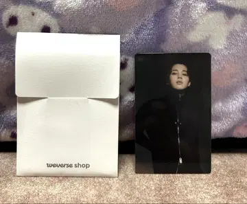 BTS CAPSULE ALBUM weverse GL 혜택 포토 카드
