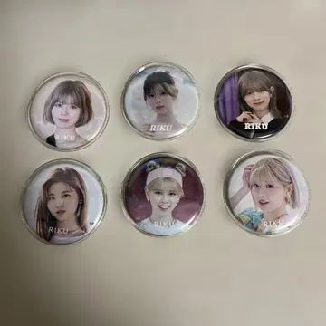 NiziU 리쿠 캔뱃지 6개 세트 [낱개 판매 가능]
