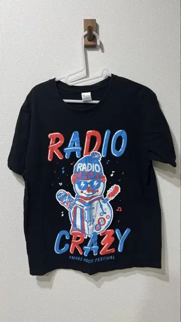 RADIO CRAZY 2015 티셔츠 M 사이즈