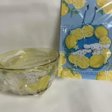 산리오 복권 아크릴 참 블루, 플라 보울 옐로우 2개 세트