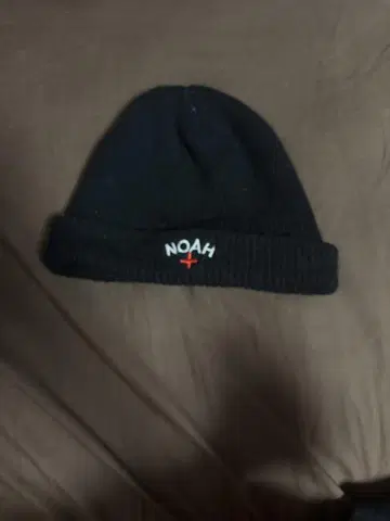 NOAH 네이비 니트 모자